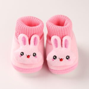 Cartoon Baby Pink Shoes 0-12 Months